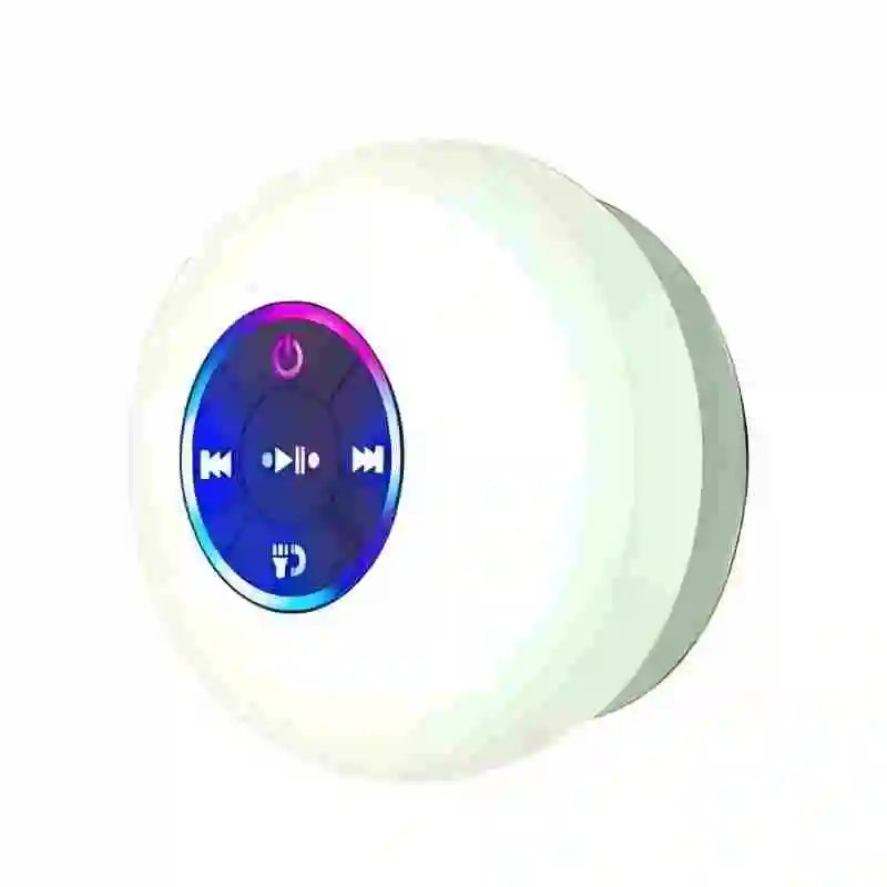 Loudspeaker Bluetooth Speaker Mini Shower Subwoofer Waterproof Handsfree With Suction Cup Mic For Bathroom Pool Beach Car Phone
