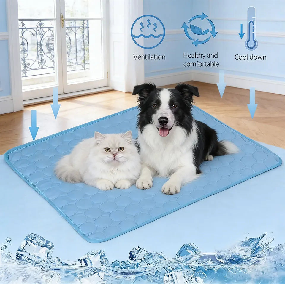 Raymax Summer Dog Cooling Mat Pet Cold Bed Extra Large Small Big Dogs Pet Accessories Cat Durable Blanket Sofa Ice Silk Blanket