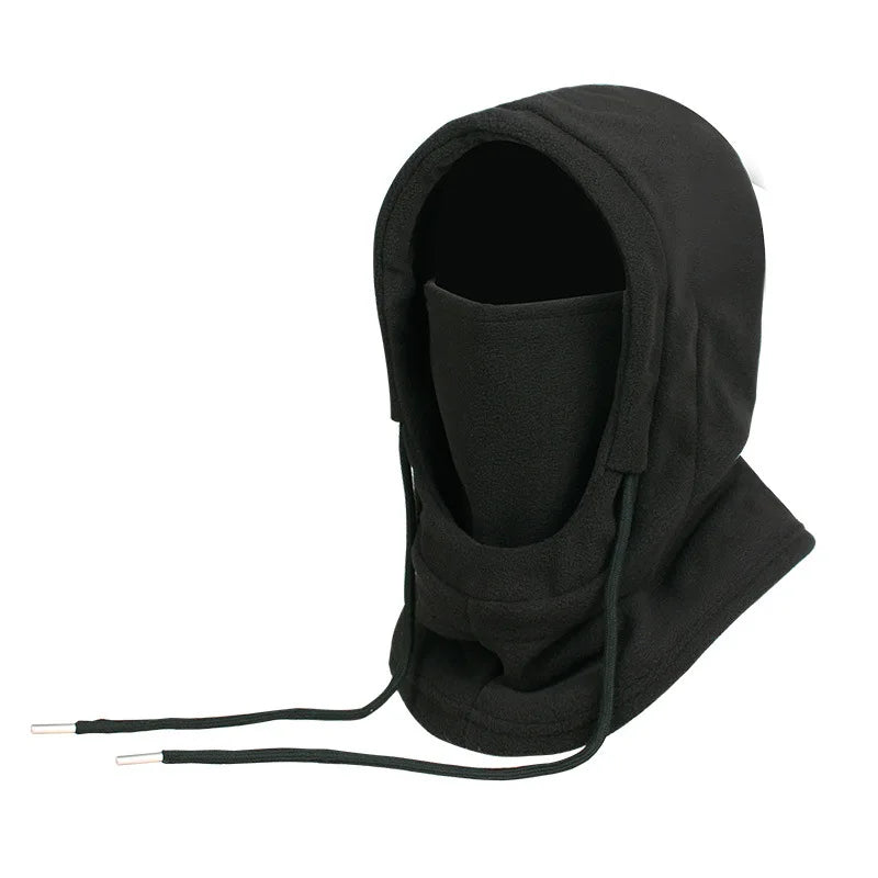 Winter Thermal Fleece Balaclava Scarf Outdoor Sports Ski Face Mask Neck Warmer Snood Hood Hat Windproof Cold Warm Riding Cap