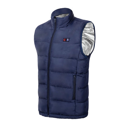 9 Heated Vest Zones Electric Heated Jackets Men Women Sportswear Heated Coat Graphene Heat Coat USB Heating Jacket For Camping