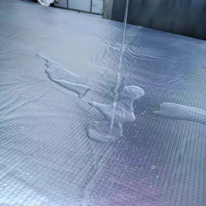 200*50cm 5/7/10mm Car Sound Mat Proofing Deadener Heat Noise Insulation Deadening Mat Hood Closed Cell Foam Accessories