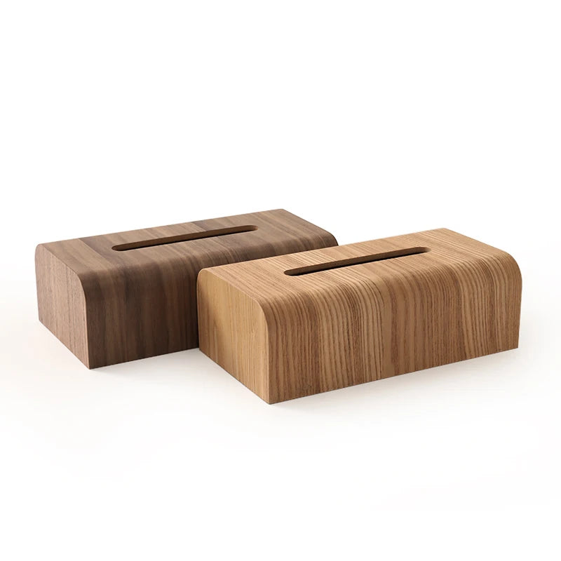 Classic Tissue Box for Living Room, Walnut Wood, Paper Box, Table Desktop Storage, Luxury Wooden Tissue Case, Home Ornament