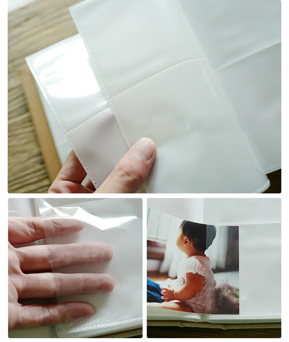 Photo Albums For 6 Inches Holder Album 200 Pockets Photo Album Book Wedding Scarpbook Cardboard Albums Photo Baby Album