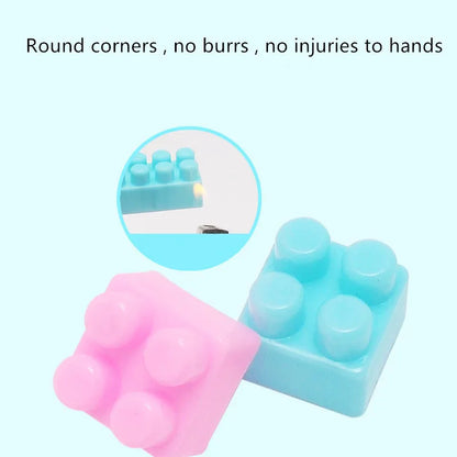 108pcs 128pcs Baby Building Blocks DIY Bulk Safety Bricks Toy Children Early Educational Toys