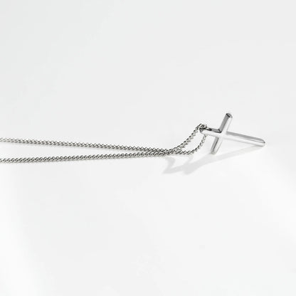 Wholesale New Fashion Jewelry Chain 925 Silver Cross Necklace for Women