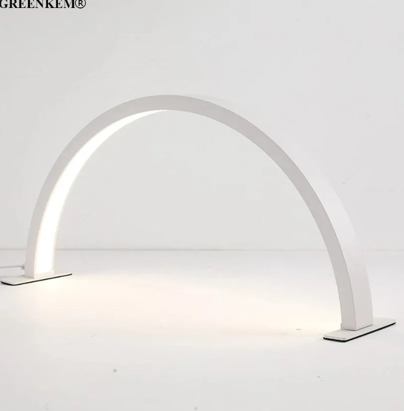 Free Logo Print Wholesale LED Nail Lamp Half-Moon Table Light Rhinestone Pink White Nail Salon Desk Lamp 40W Half Moon Nail Lamp