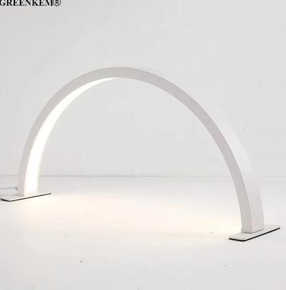 Free Logo Print Wholesale LED Nail Lamp Half-Moon Table Light Rhinestone Pink White Nail Salon Desk Lamp 40W Half Moon Nail Lamp