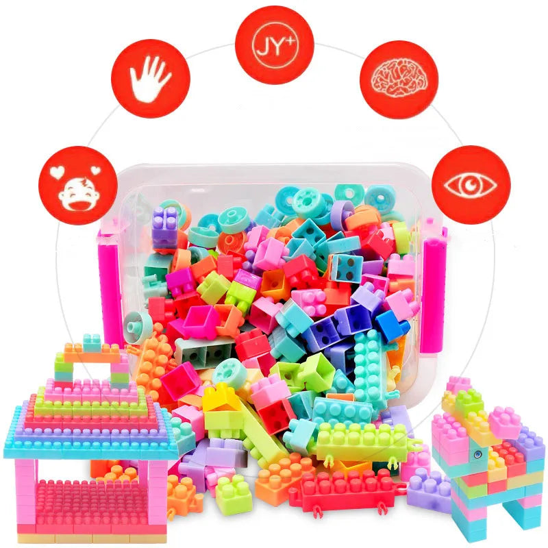 108pcs 128pcs Baby Building Blocks DIY Bulk Safety Bricks Toy Children Early Educational Toys