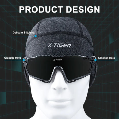 X-TIGER Winter Cycling Cap Windproof Thermal Ski Cap Running Skiing Motocycle Riding Hat Men Women MTB Bike Cycling Headwear
