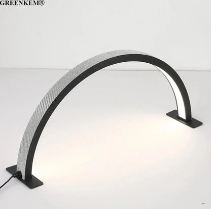 Free Logo Print Wholesale LED Nail Lamp Half-Moon Table Light Rhinestone Pink White Nail Salon Desk Lamp 40W Half Moon Nail Lamp