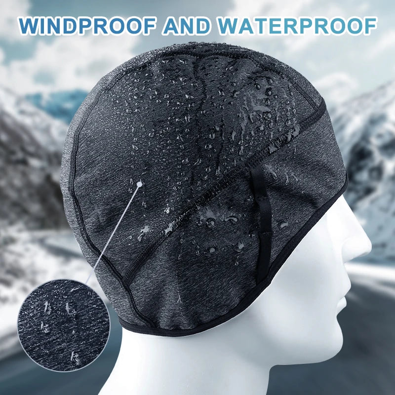 X-TIGER Winter Cycling Cap Windproof Thermal Ski Cap Running Skiing Motocycle Riding Hat Men Women MTB Bike Cycling Headwear