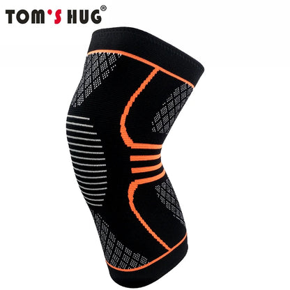 1 Pcs Knee Sleeve Support Protector Sport Kneepad Tom's Hug Brand Fitness Running Cycling Braces High Elastic Gym Knee Pad Warm