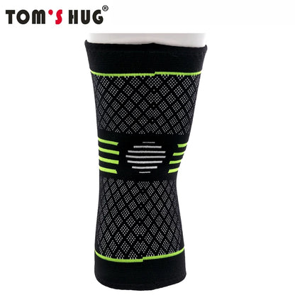 1 Pcs Knee Sleeve Support Protector Sport Kneepad Tom's Hug Brand Fitness Running Cycling Braces High Elastic Gym Knee Pad Warm