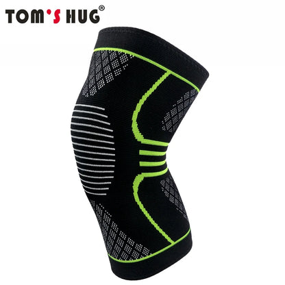 1 Pcs Knee Sleeve Support Protector Sport Kneepad Tom's Hug Brand Fitness Running Cycling Braces High Elastic Gym Knee Pad Warm