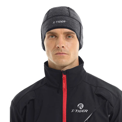 X-TIGER Winter Cycling Cap Windproof Thermal Ski Cap Running Skiing Motocycle Riding Hat Men Women MTB Bike Cycling Headwear