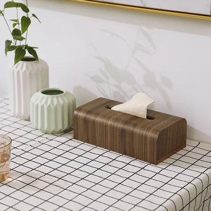 Classic Tissue Box for Living Room, Walnut Wood, Paper Box, Table Desktop Storage, Luxury Wooden Tissue Case, Home Ornament