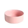 Portable Oval Cat and Kitten Double Bowls Anti-Knock Cat Food Ceramic Pet Supplies Dog Water Bottles Plastic Material