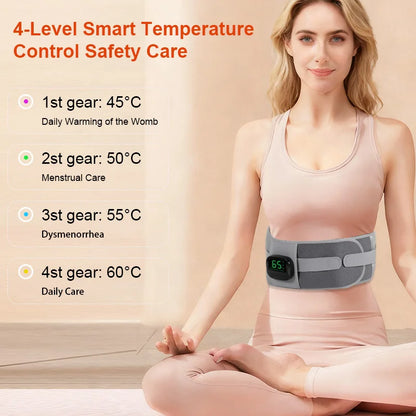 Hot Compress Massage Digital Display Touch for Ease USB Charged & Portable Breathable & Skin Friendly Personal Care Appliance
