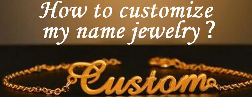 Atoztide Customized Fashion Stainless Steel Name Necklace Personalized Letter Gold Color Choker Necklace Pendant Nameplate Gift