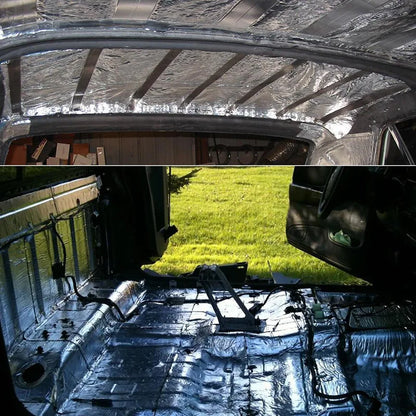 200*50cm 5/7/10mm Car Sound Mat Proofing Deadener Heat Noise Insulation Deadening Mat Hood Closed Cell Foam Accessories