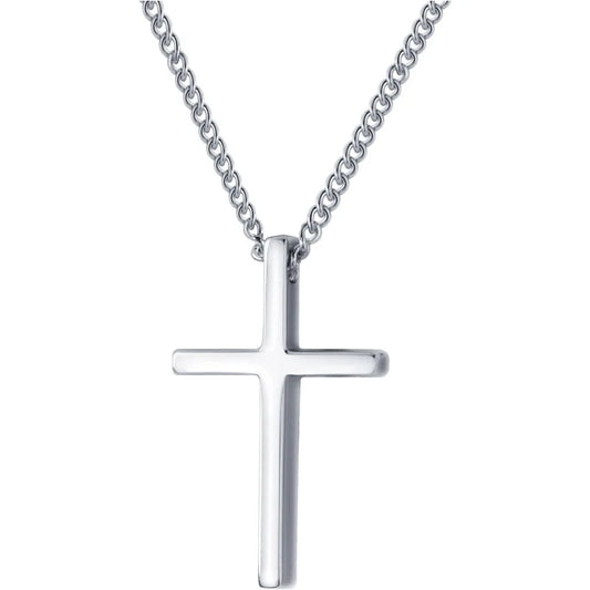 Wholesale New Fashion Jewelry Chain 925 Silver Cross Necklace for Women