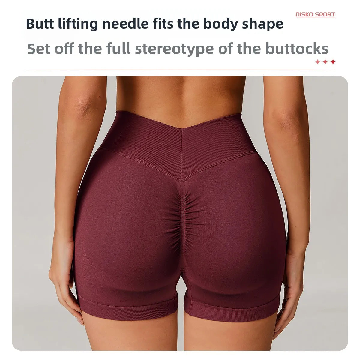 Women's High Waist Yoga Shorts Seamless Butt Lifting Fitness Pants Elastic Tummy Control Solid Outdoor Running Sports Leggings