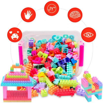 108pcs 128pcs Baby Building Blocks DIY Bulk Safety Bricks Toy Children Early Educational Toys