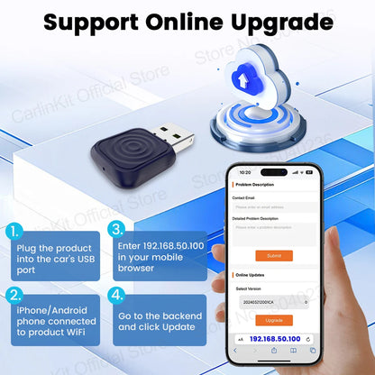 MINI 5 Pro/Mini Ultra CarlinKit Wireless CarPlay Adapter Smart CarPlay Box  for Car Plug and Play WiFi Bluetooth Auto Connection