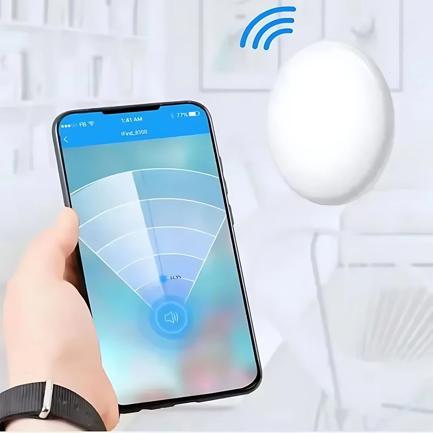 Smart Bluetooth Mini GPS Tracker Work with Android&iOS System isearching Tracker Mini Global Locator Pet Key Finder