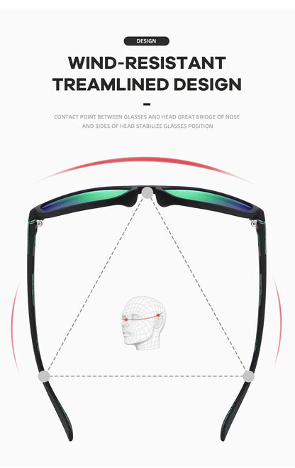 VAGHOZZ Brand Classic Sunglasses Men UV400 Fishing Sun Glasses Women Square Outdoor Male Sport Eyewear Driving Shades