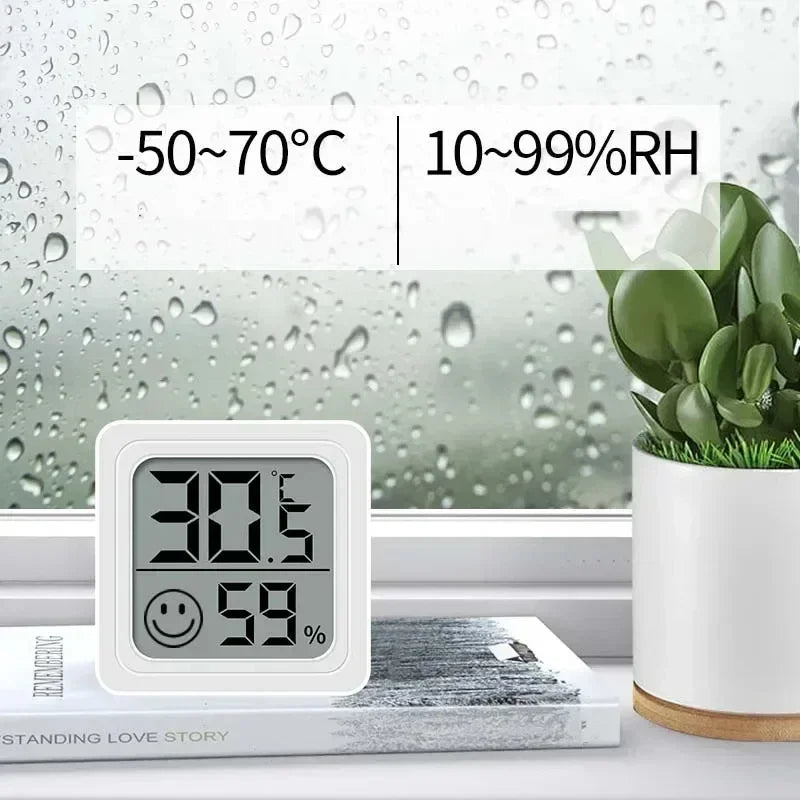 2026 New 1/4pcs Mini LCD Digital Thermometer Hygrometer Indoor Room Temperature Humidity Meter Sensor Gauge Weather Station Set
