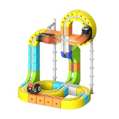 Sell Well Children'S Anti-Gravity Magnetic Attraction Track Train Changeable Magnetic Magic Rail Car Electric Train Toy