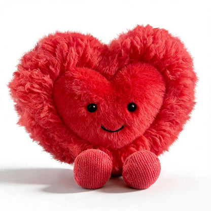 Cute Heart Shape Plush Toy Soft Heart Stuffed Doll Adorable Valentine's Day Romantic Gifts  Plushies for Lovers