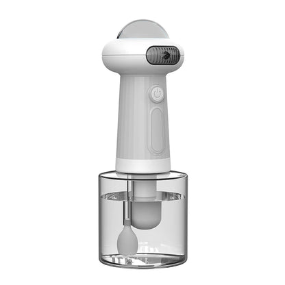 A UFO Flying Saucer Shape Cats And Dogs Bathing With Electric Foam Machine USB Rechargeable Automatic Soap Dispenser Foam Machin
