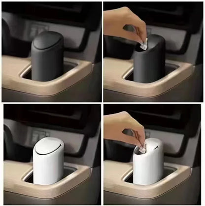 Car Garbage Can Car Trash Can Silicone Garbage Dust Case Holder Rubbish Bin Auto Organizer Storage Box Car Acessories Storage Bo