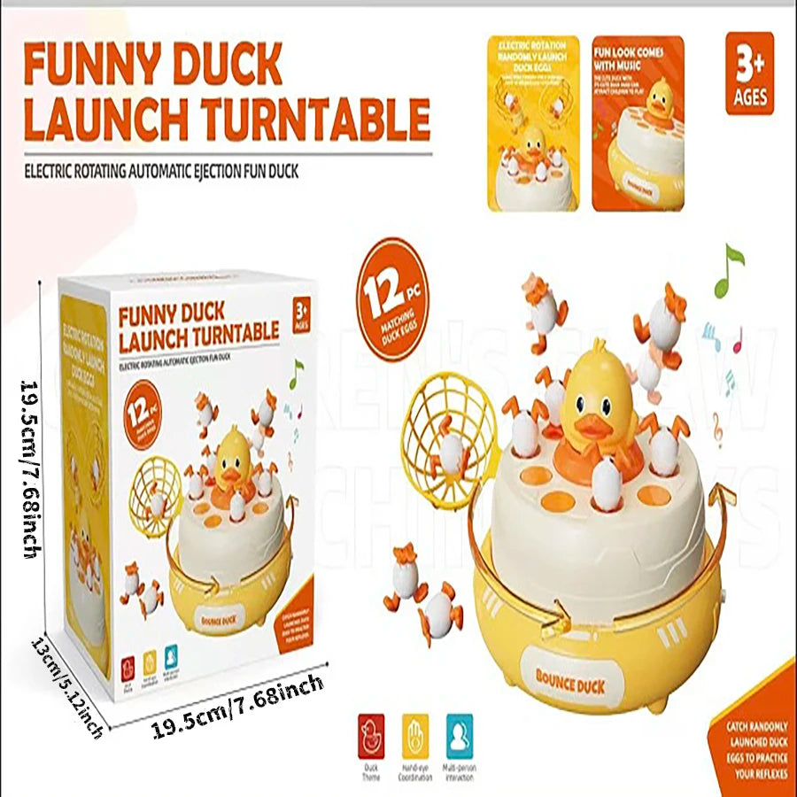 Child Party Bounce and Catch Duck Board Game Catching Flying Duck Training Hand Eye Coordination Parent  Funny Kid Game Toy Gift