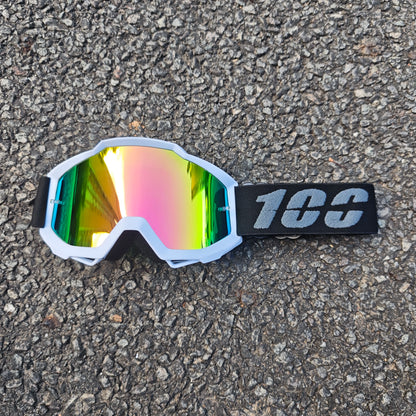 100 Motorcycle Goggles Motocross Glasses Off-road Helmet MX Moto Dirt Bike ATV Ski Outdoor  Glass Scooter Googles  Sports