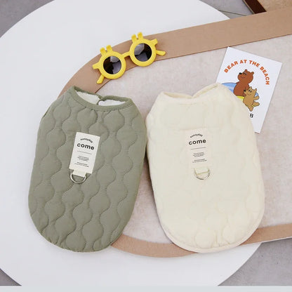 Warm Winter Pet Vest Jacket Cotton Dog Cat Coat Small Medium Puppy Clothes Apparel For Yorkie Chihuahua Maltese Bulldog