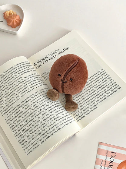Jellycat Simulated Coffee Bean Plushies Soft Doll Brown Coffee Food With Foot Adorably Plush Toy Home Decor Xmas Gifts Girl