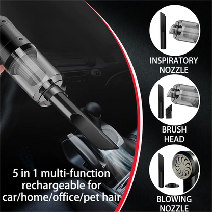 Handheld Portable Small Vacuum Cleaner Multi-Purpose Use for Cars And Household Compact Pump for Easy Cleaning