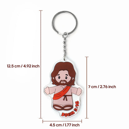 25cm/50cm Cartoon Jesus Pillow Stuffed Toy Bedside Sofa Cushion Christmas Gift Soft Plush Doll with Bible Pillow for Children