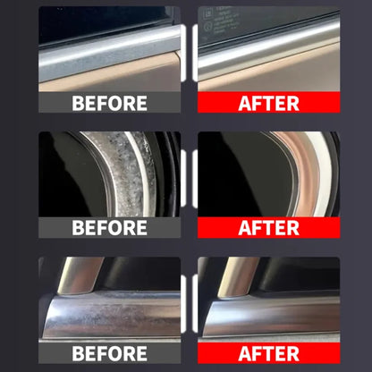 A Restoration Paste for Chrome Parts of Vehicles, Designed for Renewing Oxidized Chrome Trim And Emblems, Comes with a Sponge