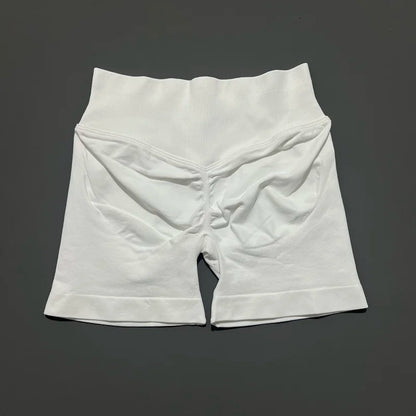 HISTELLO Impact Shorts 4.5" Women Fitness Sports Biker Shorts Low Waist Gym Short Workout Scrunch Butt Yoga Seamless Leggings