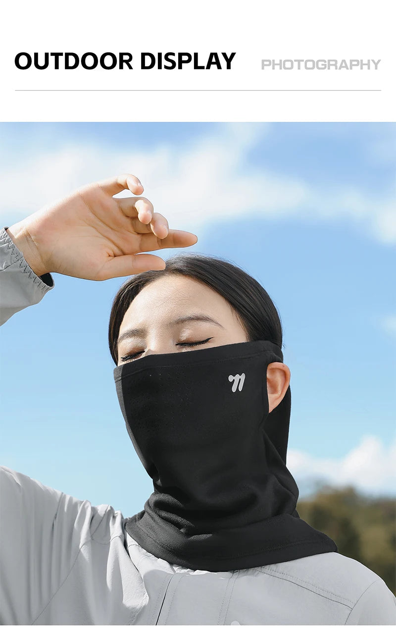 WEST BIKING Thermal Cycling Mask Winter Windproof Breathable Ear-hanging Mask Skiing Climbing Scarf Warm Balaclava Sports Gear