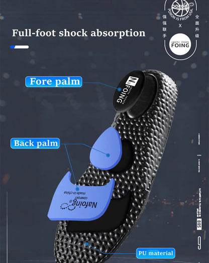 1Pair Height Increase Insoles for Feet PU Memory Foam Shoes Pad Breathable Orthopedic Heel Lift Insole for Sport Running Care