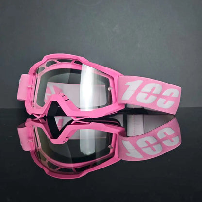 100 Motorcycle Goggles Motocross Glasses Off-road Helmet MX Moto Dirt Bike ATV Ski Outdoor  Glass Scooter Googles  Sports