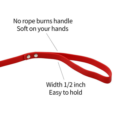 PVC Long Dog Leashes Cat Traction Lead Rope Candy Color Outdoor Short Pet Leash Blue Rose Red Yellow