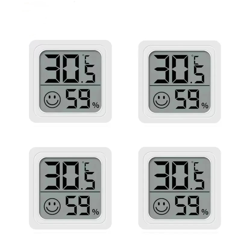2026 New 1/4pcs Mini LCD Digital Thermometer Hygrometer Indoor Room Temperature Humidity Meter Sensor Gauge Weather Station Set