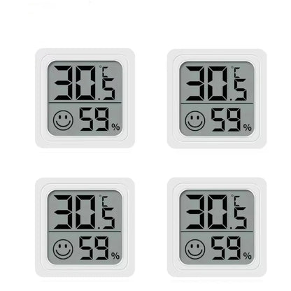 2026 New 1/4pcs Mini LCD Digital Thermometer Hygrometer Indoor Room Temperature Humidity Meter Sensor Gauge Weather Station Set
