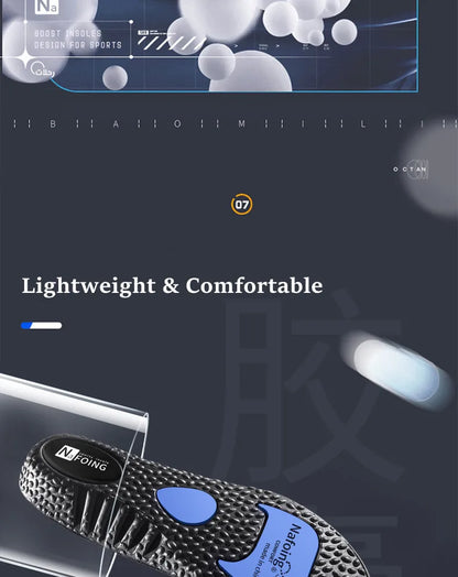 1Pair Height Increase Insoles for Feet PU Memory Foam Shoes Pad Breathable Orthopedic Heel Lift Insole for Sport Running Care